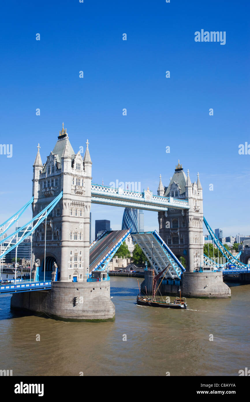 England, London, Tower Bridge Stockfoto