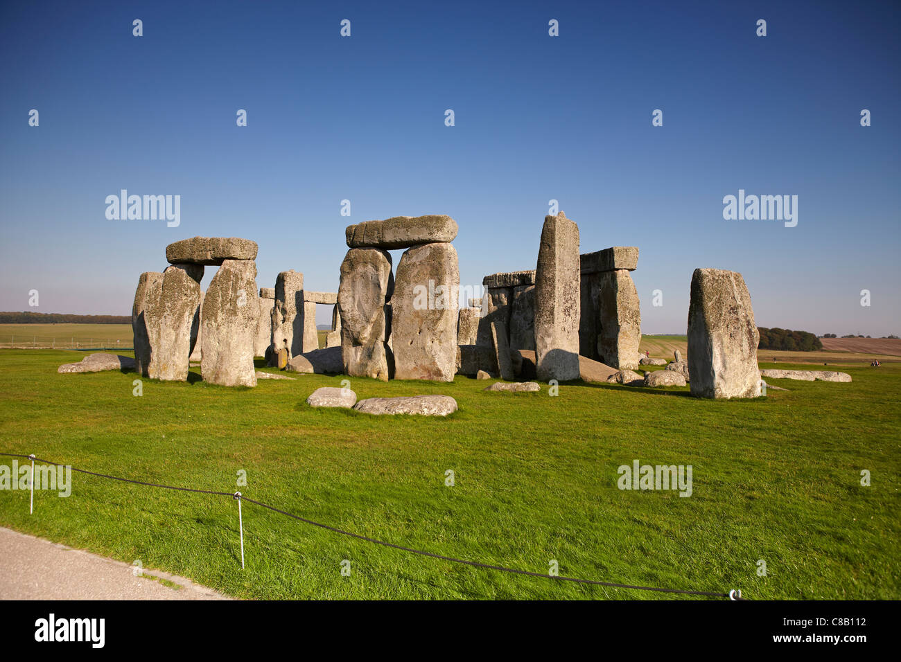 Stonehenge, Amesbury, Wiltshire, England, Vereinigtes Königreich Stockfoto