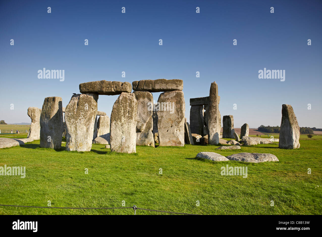 Stonehenge, Amesbury, Wiltshire, England, Vereinigtes Königreich Stockfoto