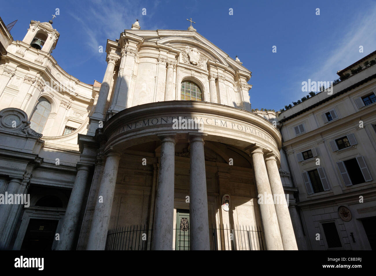 Kirche von Santa Maria della Pace Rom Italien. Stockfoto