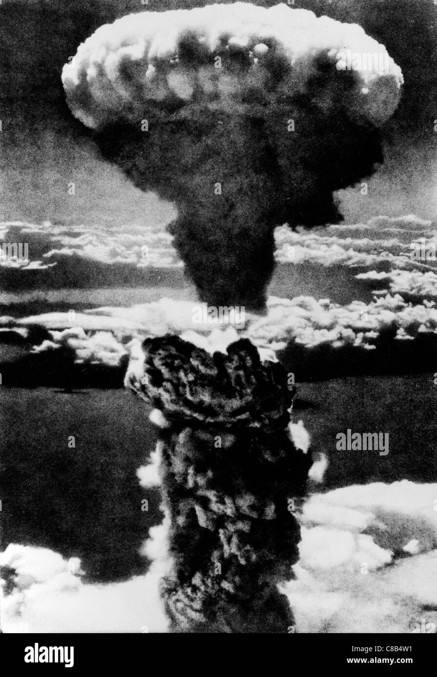 Atomexplosion in Hiroshima, 1945 Stockfoto