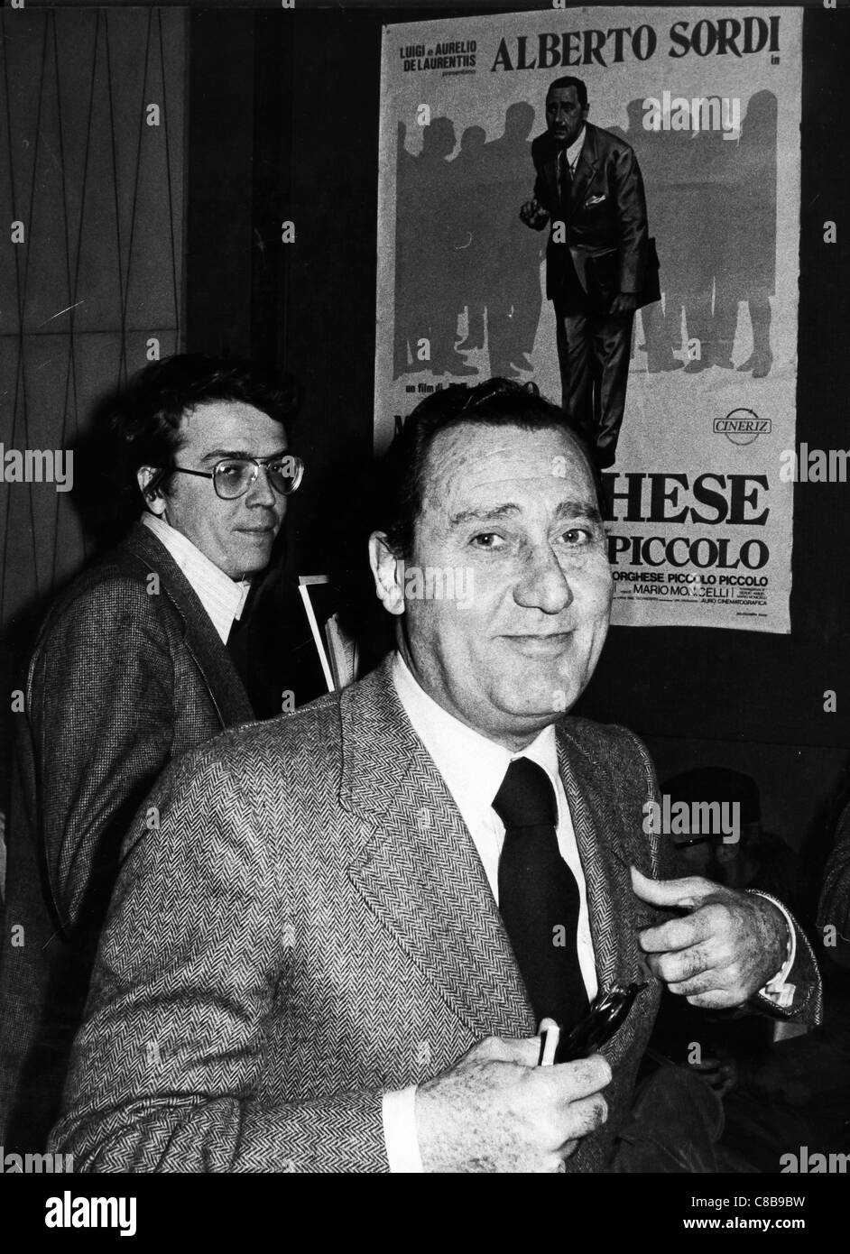 Alberto Sordi, eine durchschnittliche kleine Mann 1977 Stockfoto