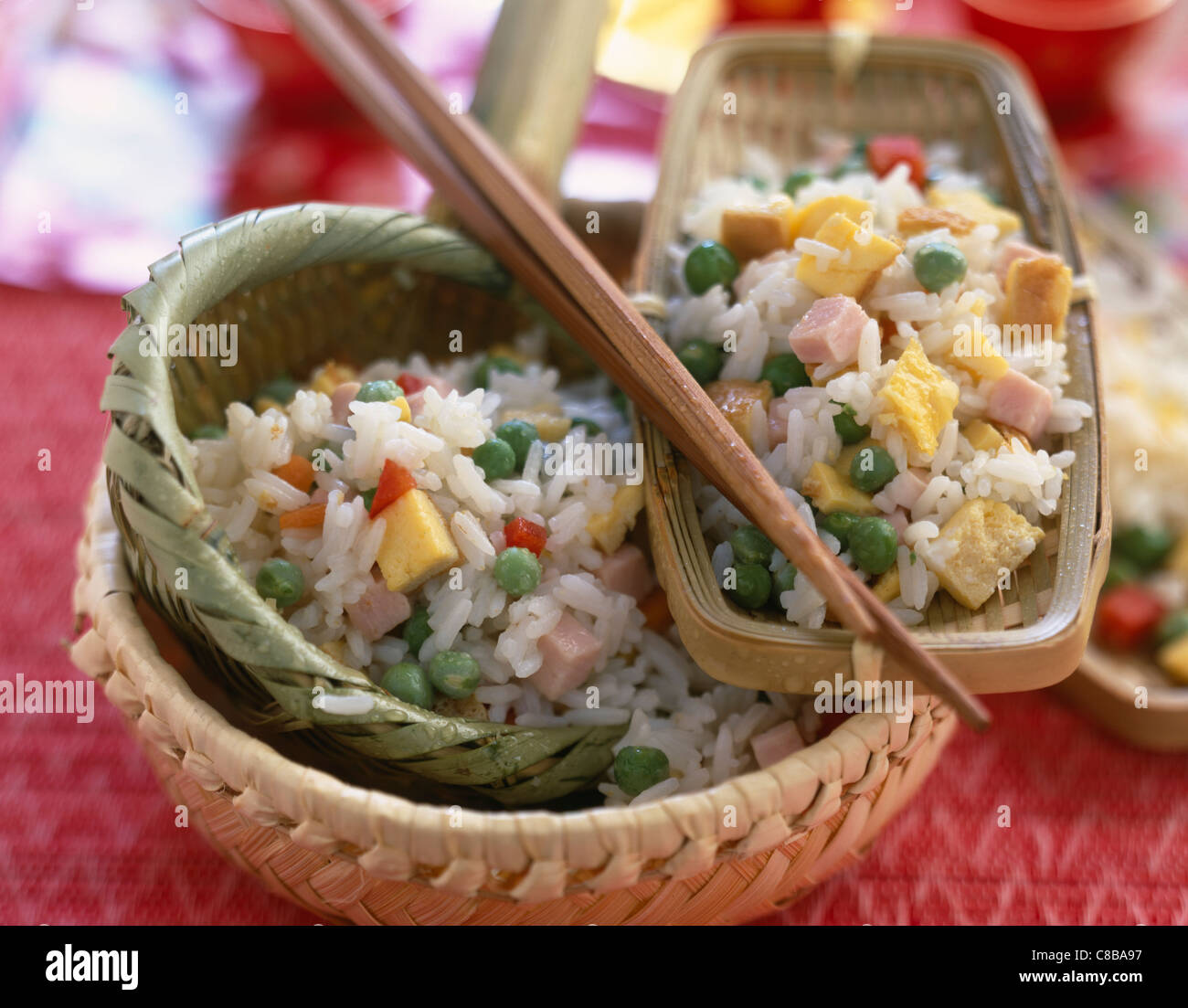kantonesischer Reis Stockfoto