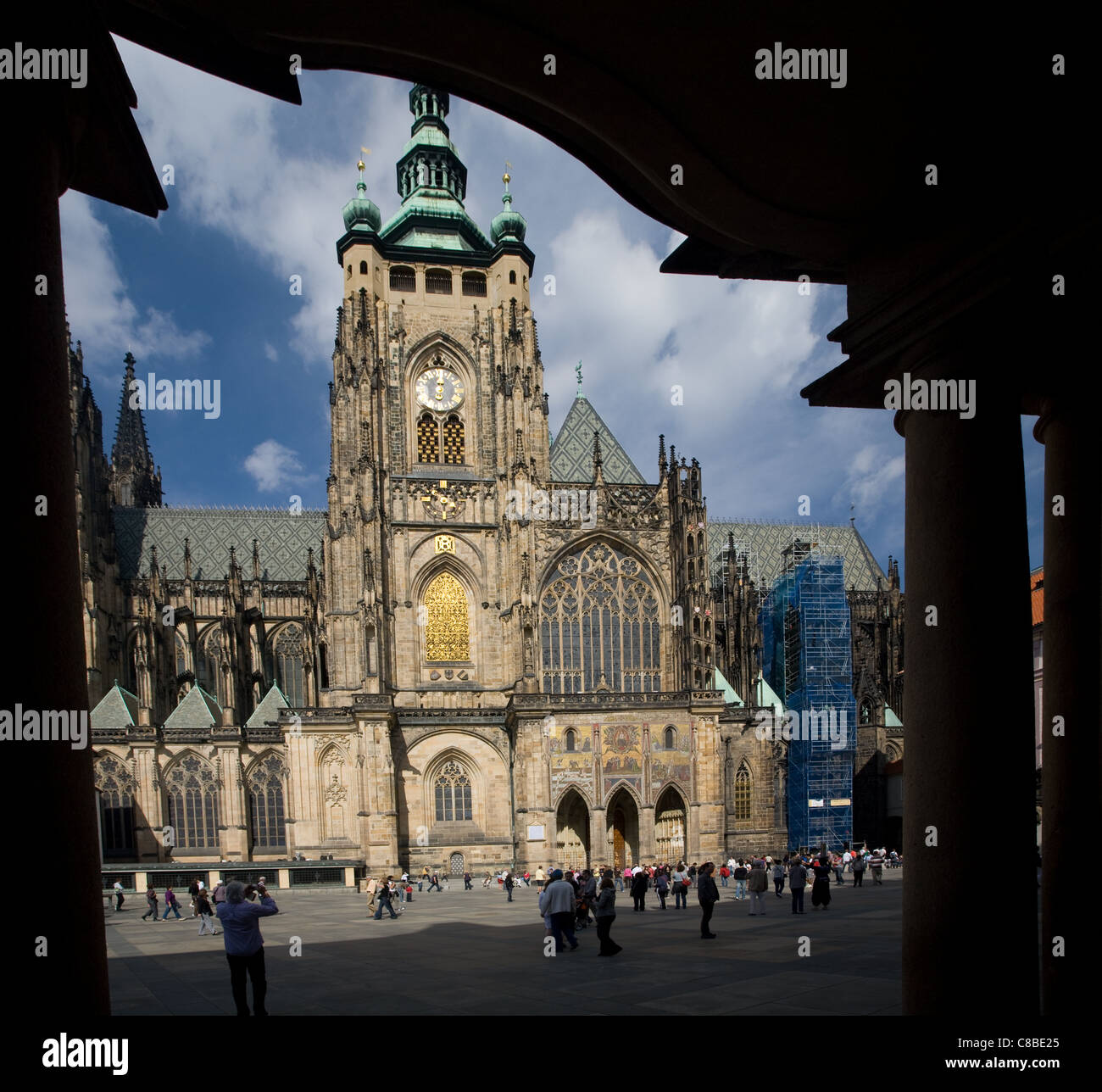 Sankt-Veits Kathedrale Stockfoto