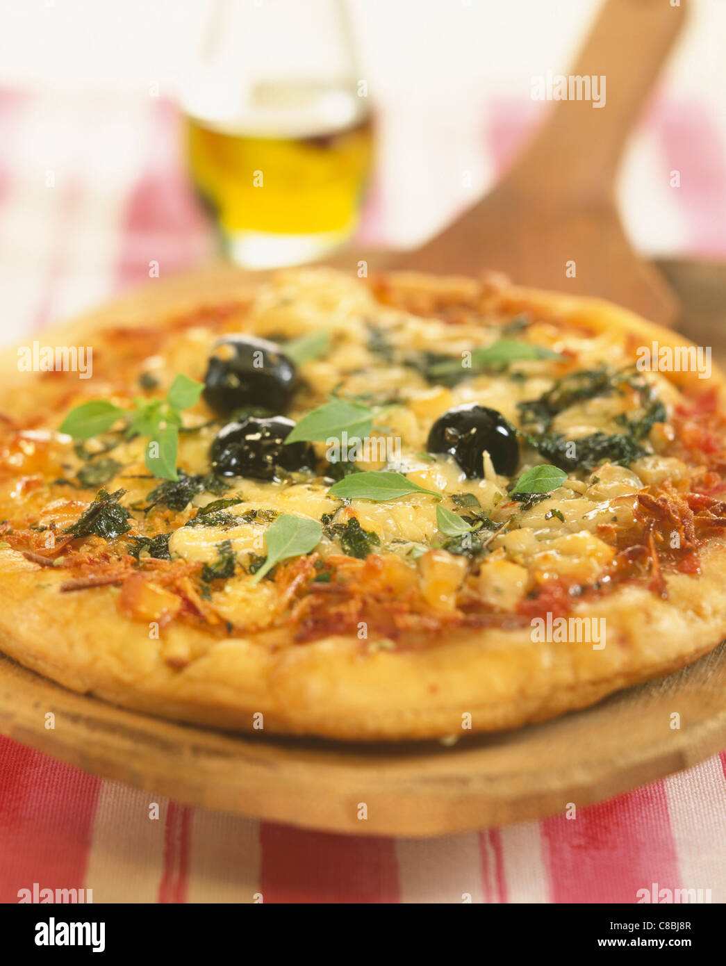 neapolitanische pizza Stockfoto