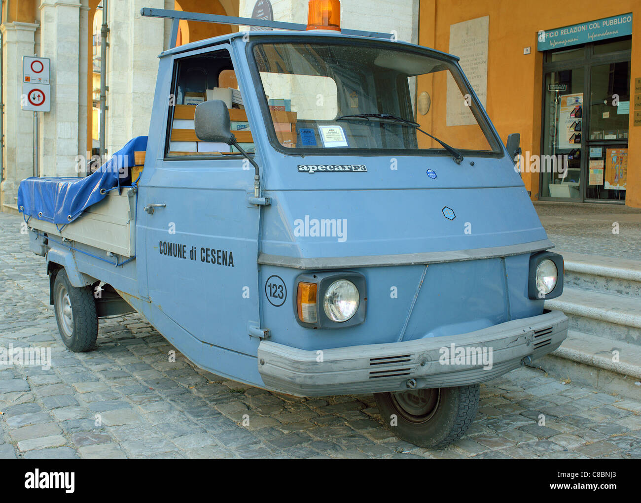 APE Car Cesena-Italien Stockfoto