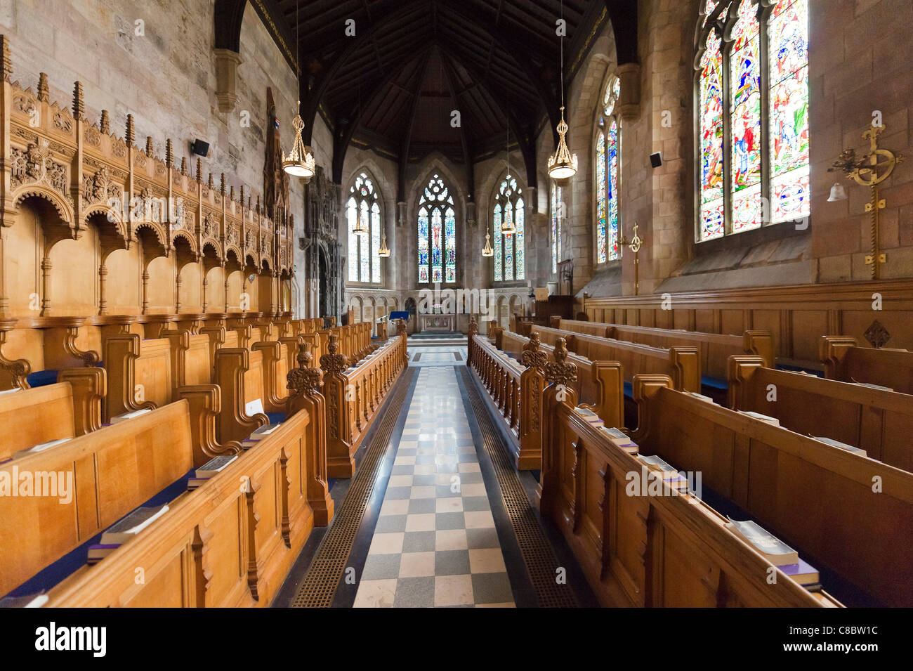 St. Salvator-Kapelle in Universität von Str. Andrews, St. Andrews, Fife, Schottland, UK Stockfoto