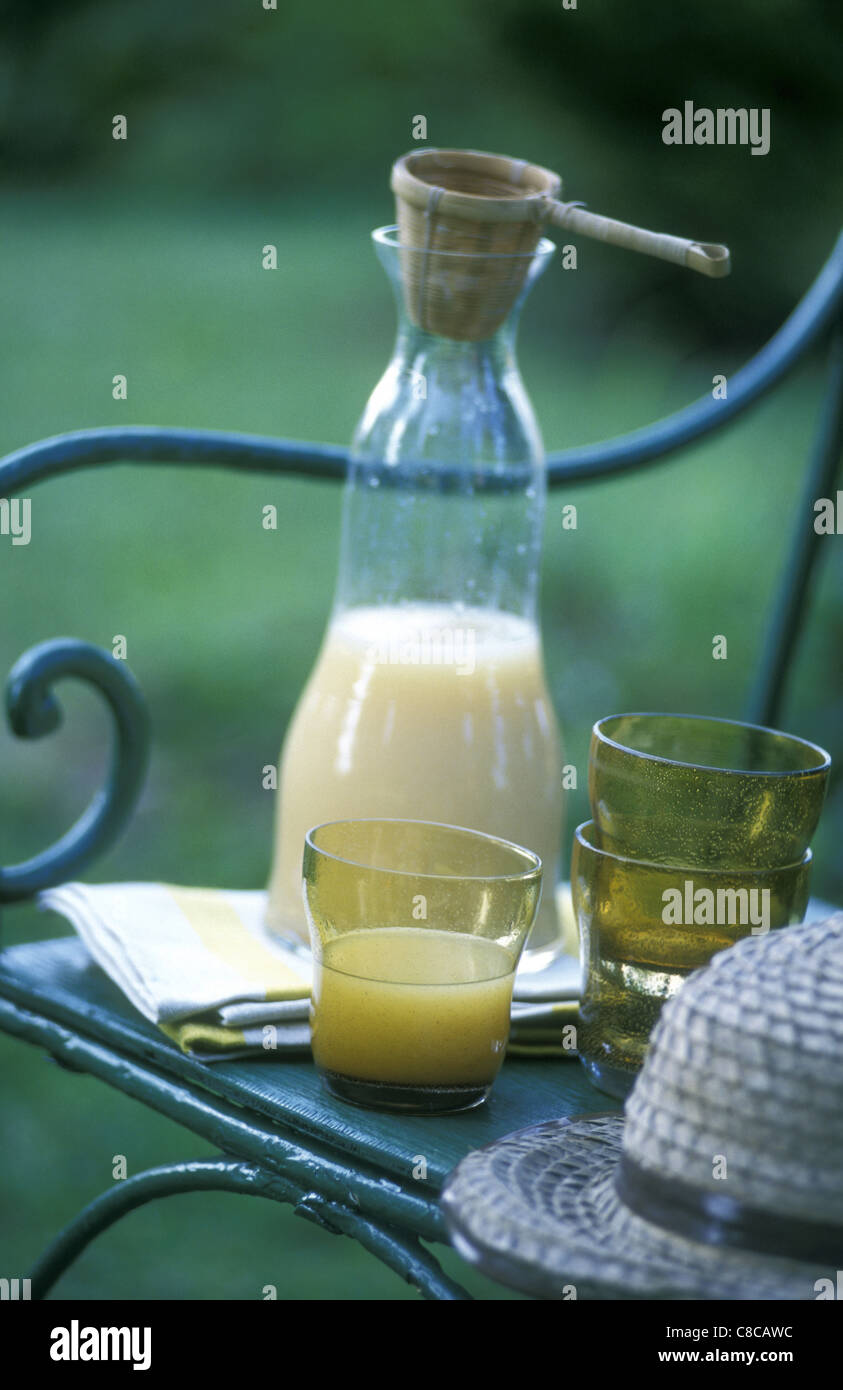 Birnensaft Stockfoto