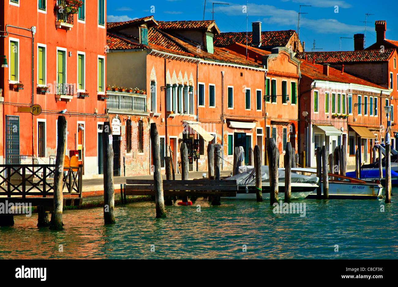 Insel Murano Venedig Italien Stockfoto