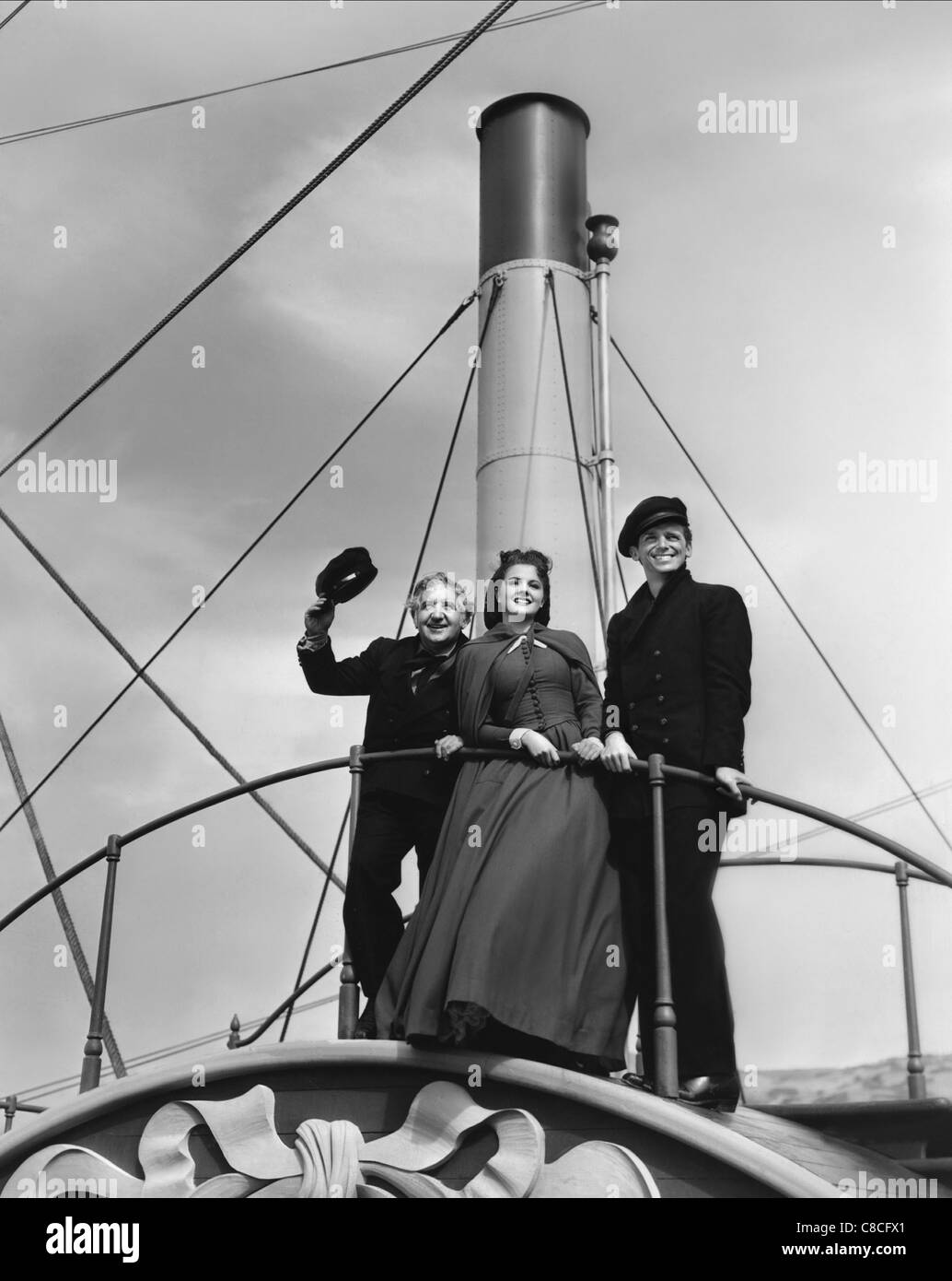 Wird FYFFE, MARGARET LOCKWOOD, Douglas Fairbanks jr., Herrscher über das Meer, 1939 Stockfoto