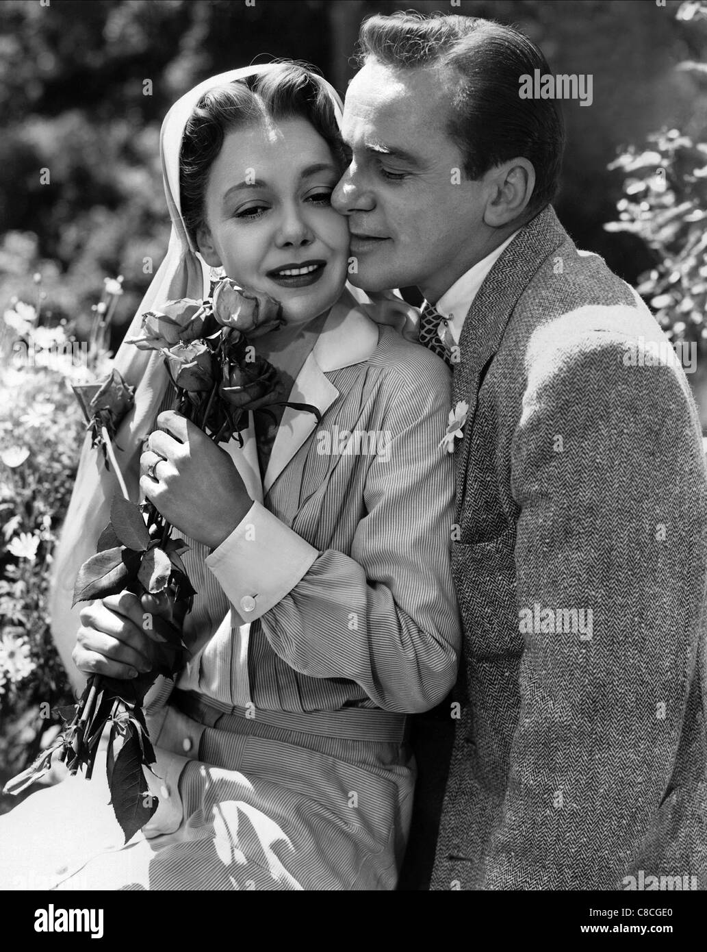 SZENE JANE WYMAN DEN BLAUEN SCHLEIER (1951) Stockfoto