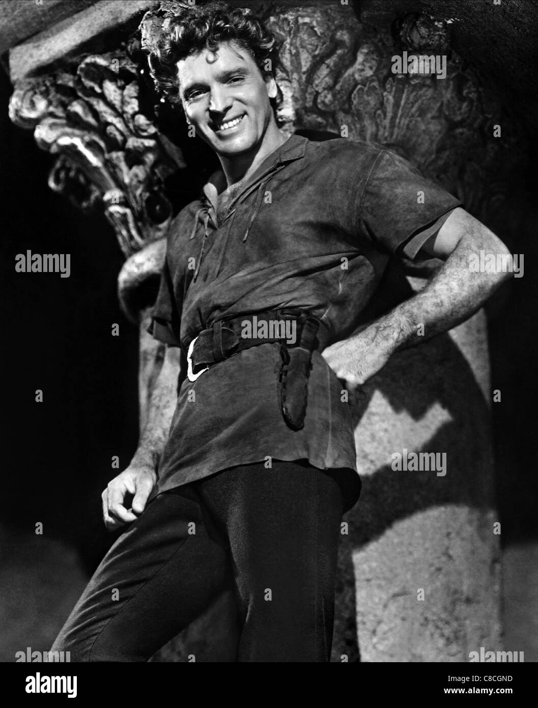 BURT LANCASTER DIE FLAMME UND DER PFEIL (1950) Stockfoto