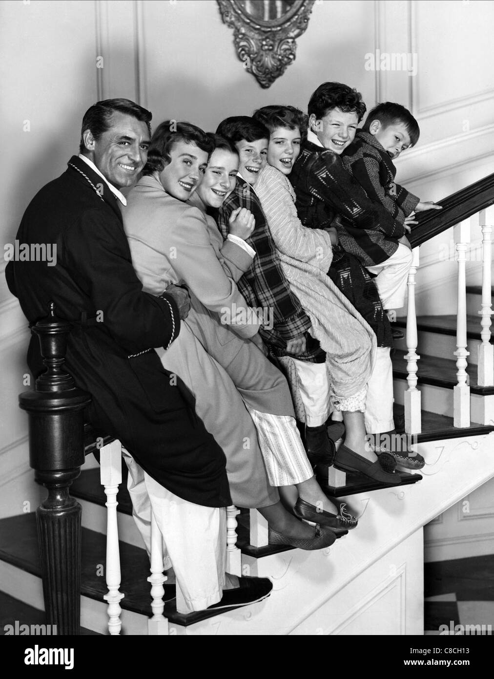 CARY GRANT, BETSY DRAKE, GEORGE WINSLOW, RAUM FÜR EINE WEITERE, 1952 Stockfoto