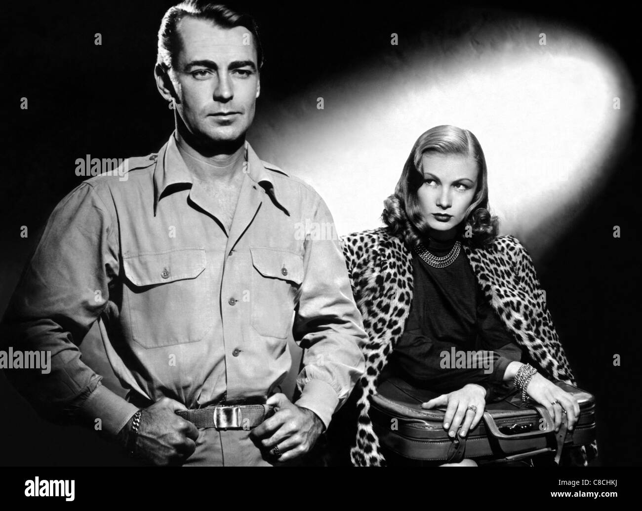 ALAN LADD, Veronica Lake, Saigon, 1948 Stockfoto