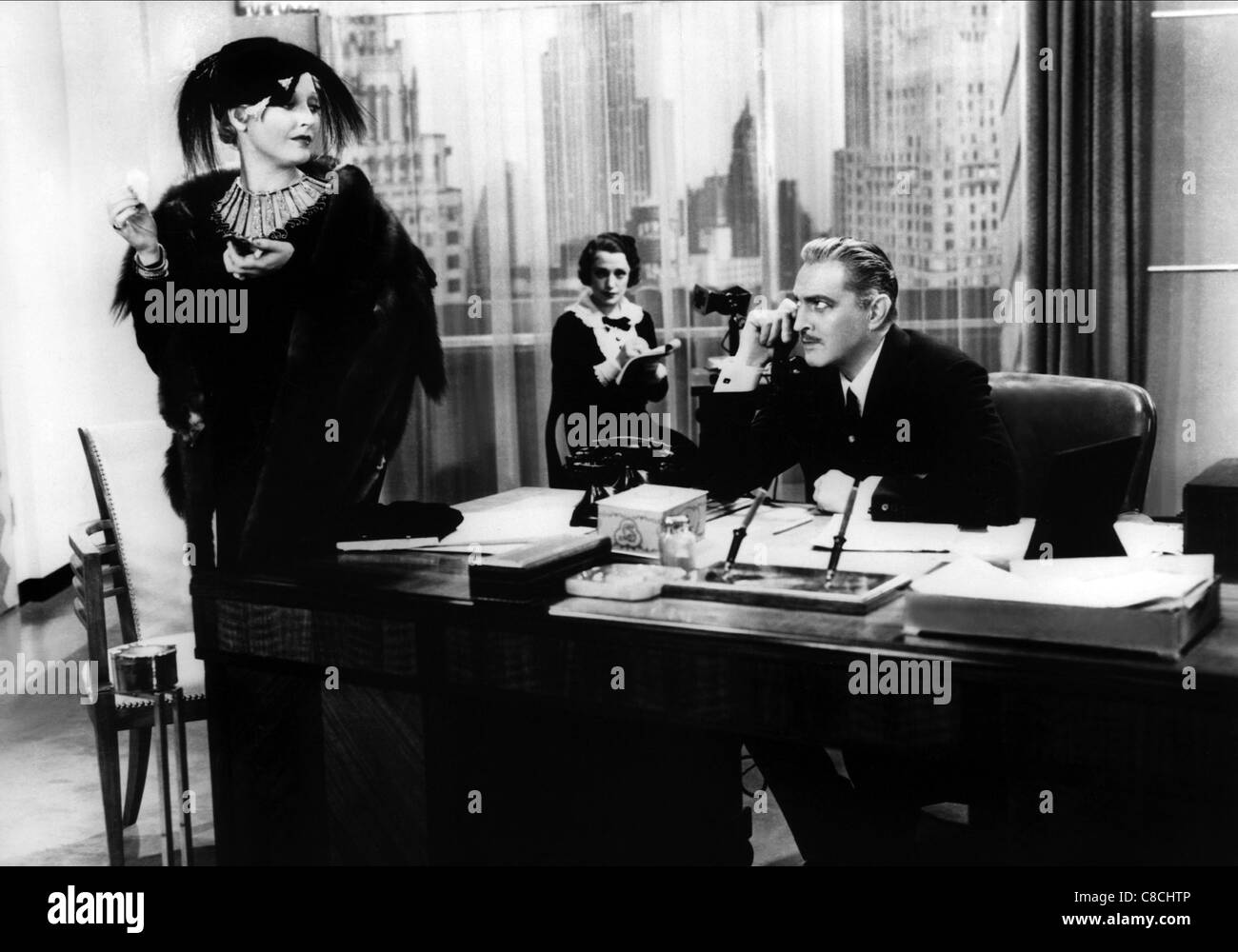 THELMA TODD, John Barrymore, Ratgeber, 1933 Stockfoto