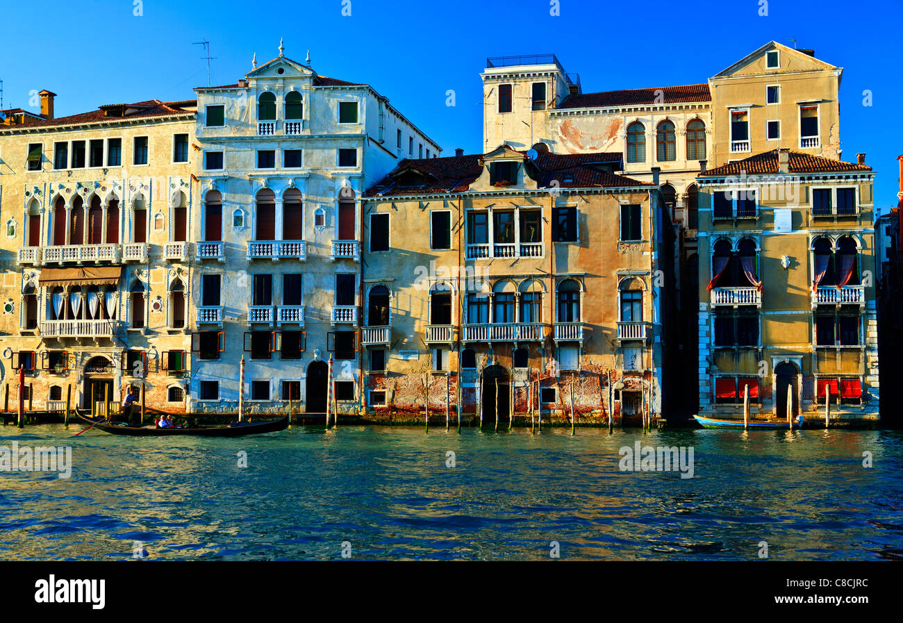 Der Canal Grande-Venedig-Italien Stockfoto