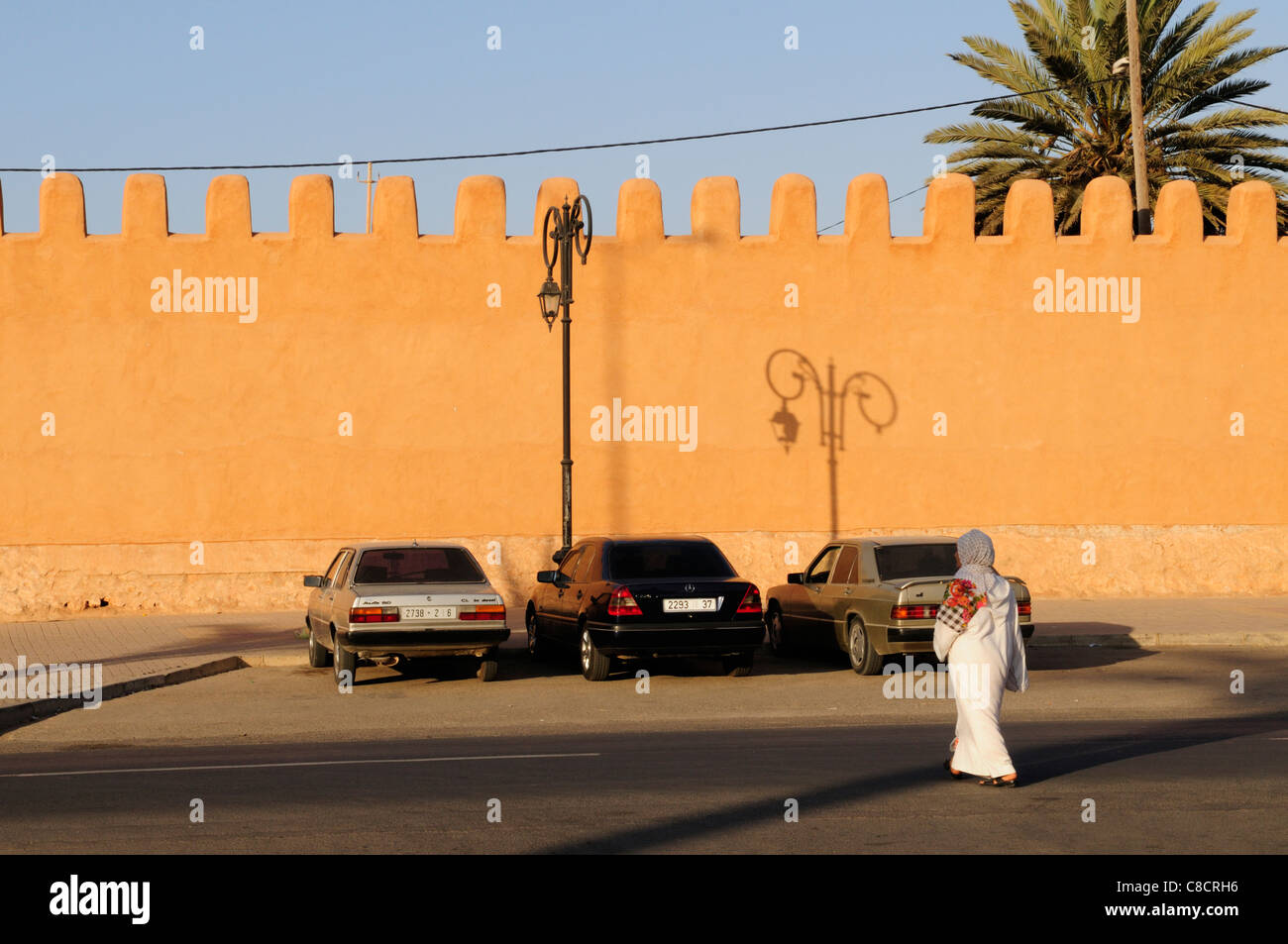 City Walls, Tiznit, Souss-Massa-Draa Region, Marokko Stockfoto