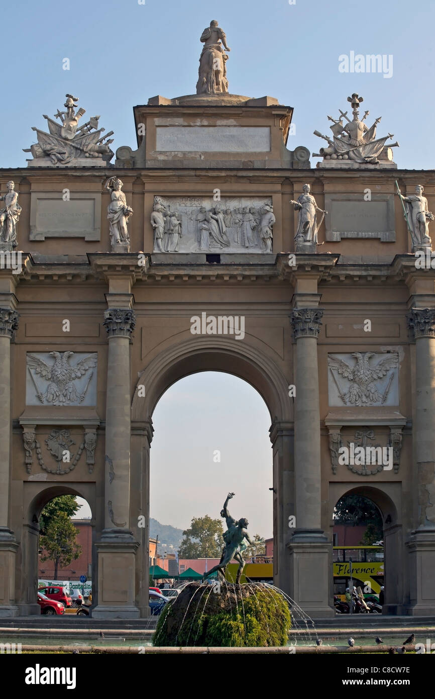 Piazza della Libertà in Florenz Stockfoto