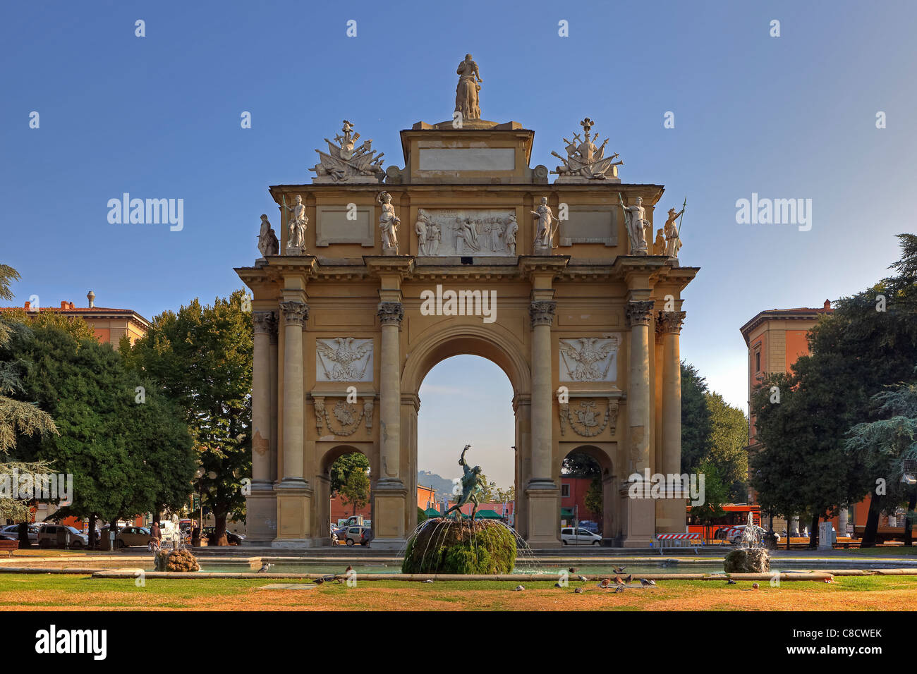 Piazza della Libertà in Florenz Stockfoto