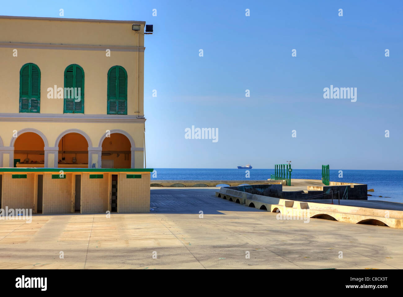 Livorno - Bagni Pancaldi Stockfoto