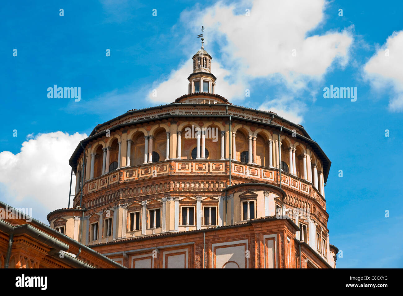 Kirche Santa Maria della Grazie in Mailand Stockfoto