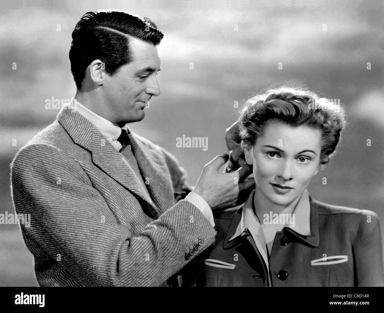 CARY GRANT, Joan Fontaine, Misstrauen, 1941 Stockfoto