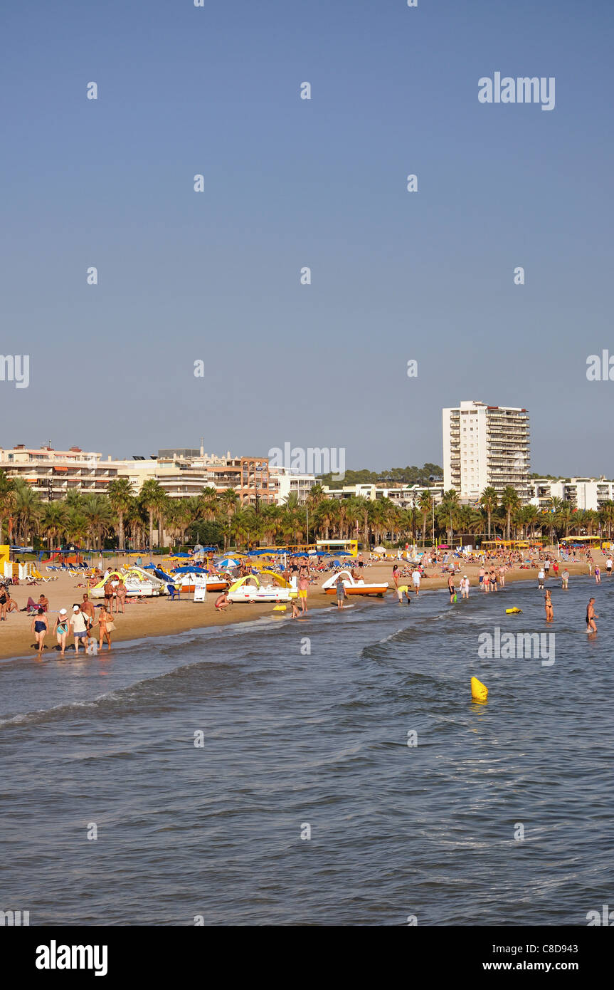 Platja de Llevant, Salou, Costa Daurada, Provinz Tarragona, Katalonien, Spanien Stockfoto