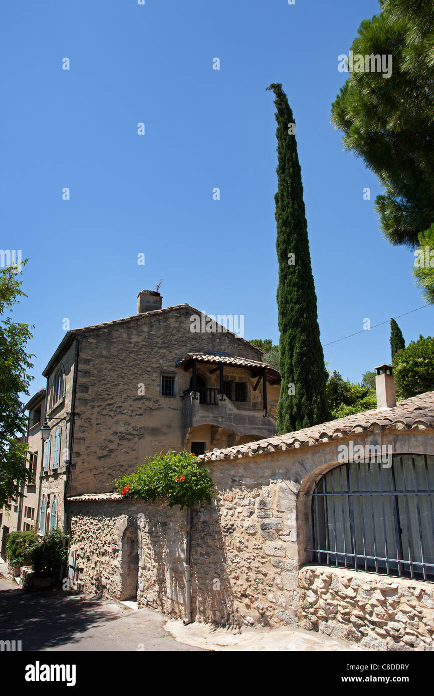 Villeneuve-Lès-Avignon: Old Street Stockfoto