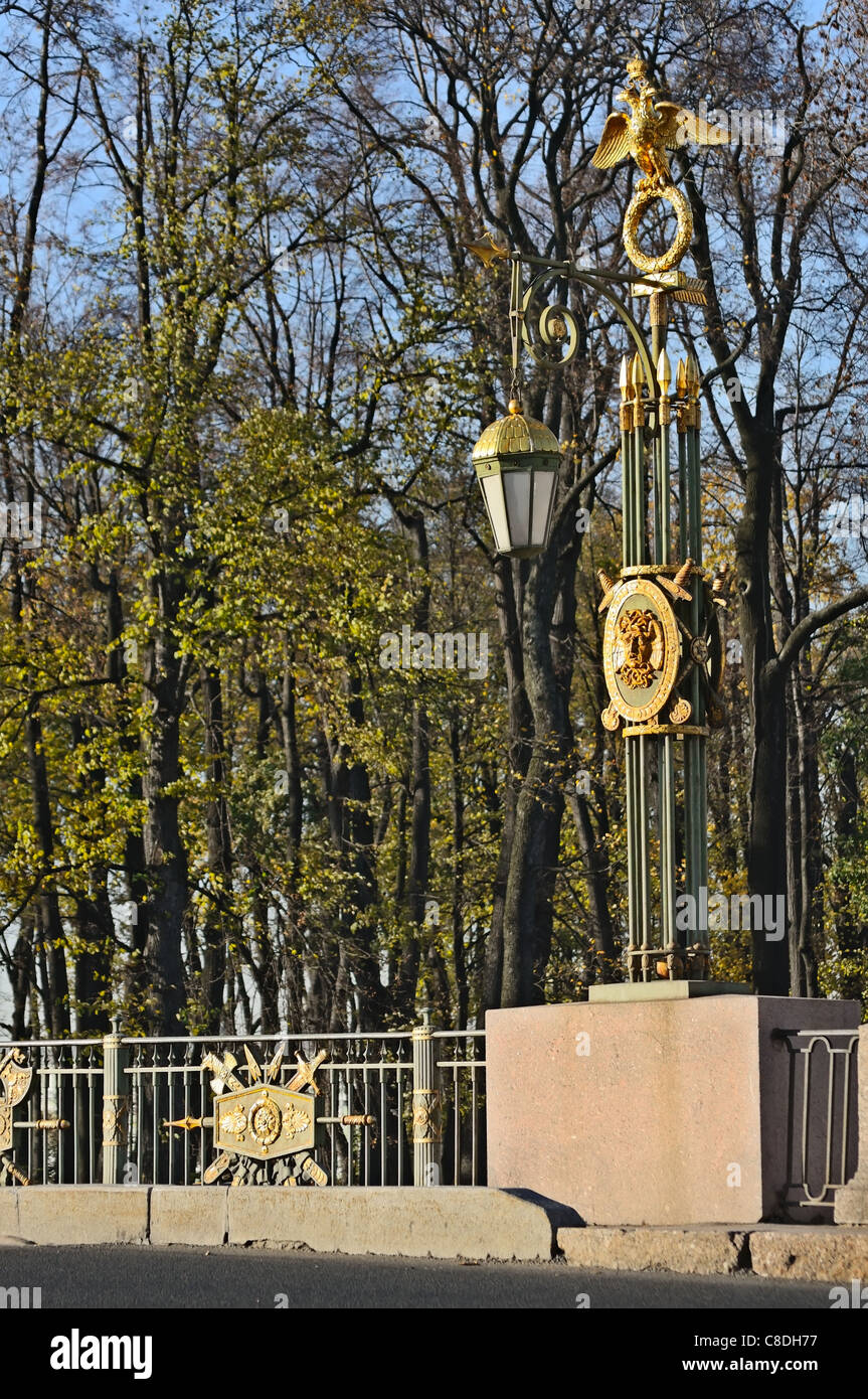 Panteleimon Brücke, Sommergarten, Sankt Petersburg, Russland Stockfoto