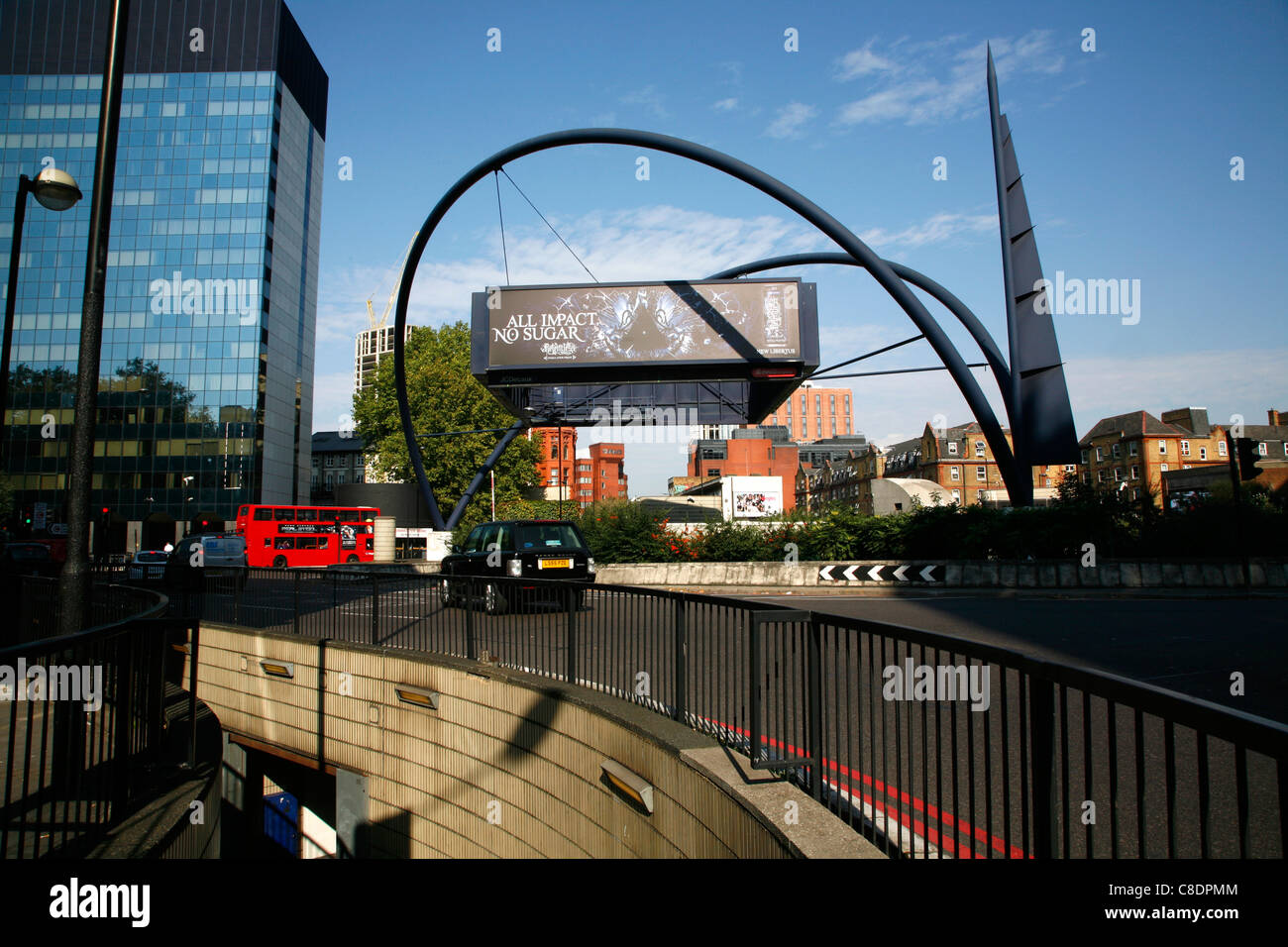 Alte Straße Kreisverkehr, Shoreditch, London, UK Stockfoto