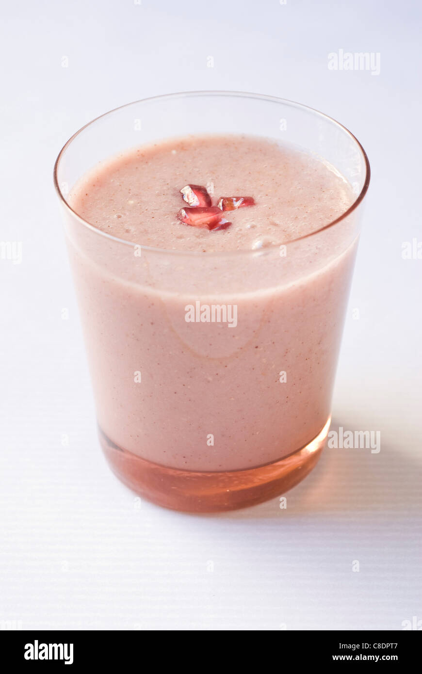 Granatapfel smoothie Stockfoto