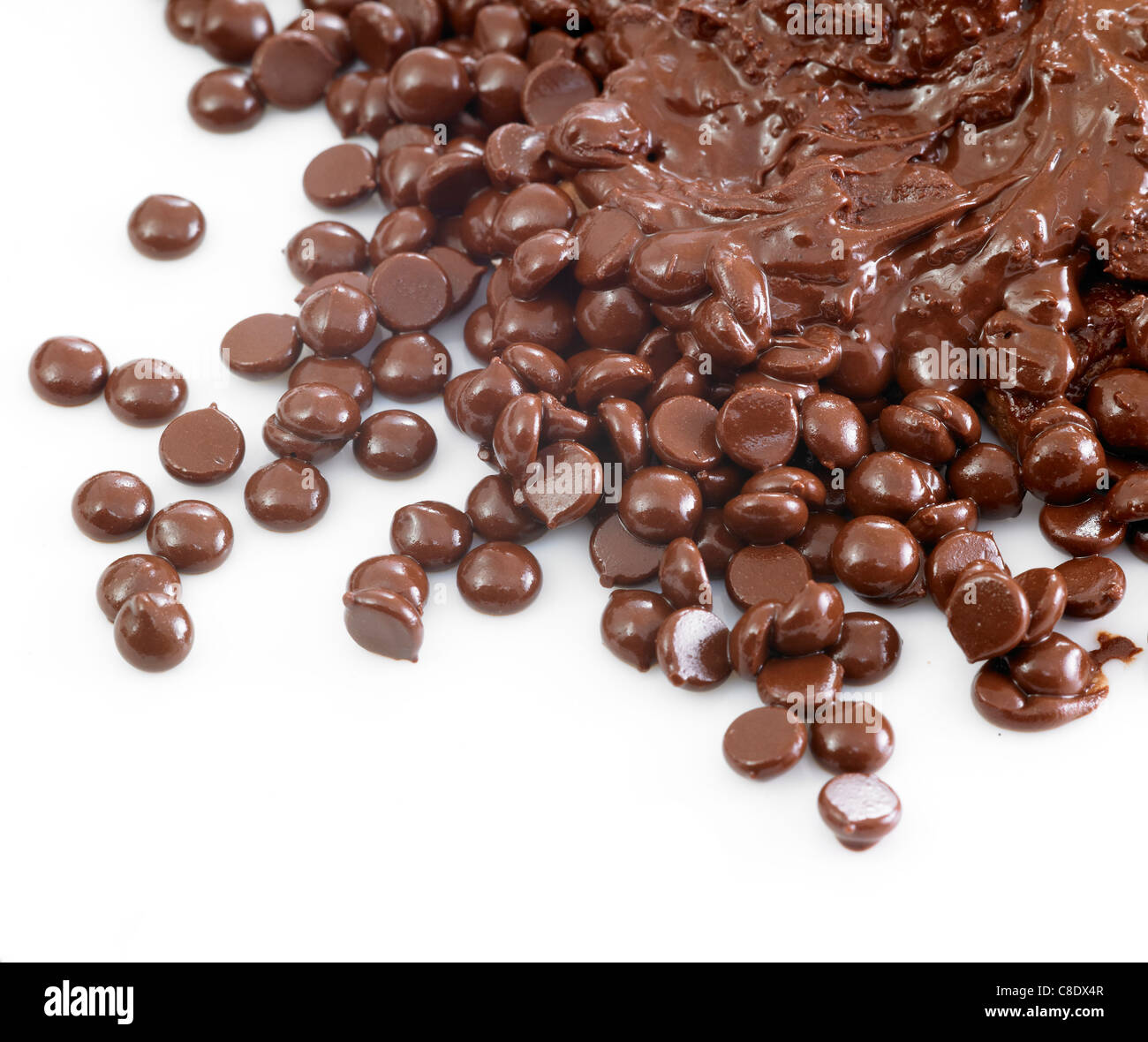 Chocolate chips -Fotos und -Bildmaterial in hoher Auflösung – Alamy