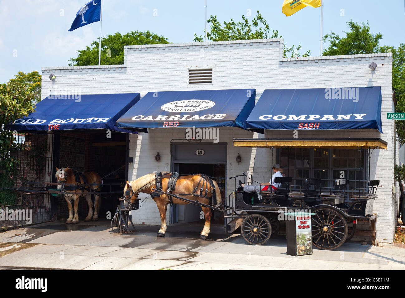 Old South Carriage Company, Charleston, South Carolina Stockfoto