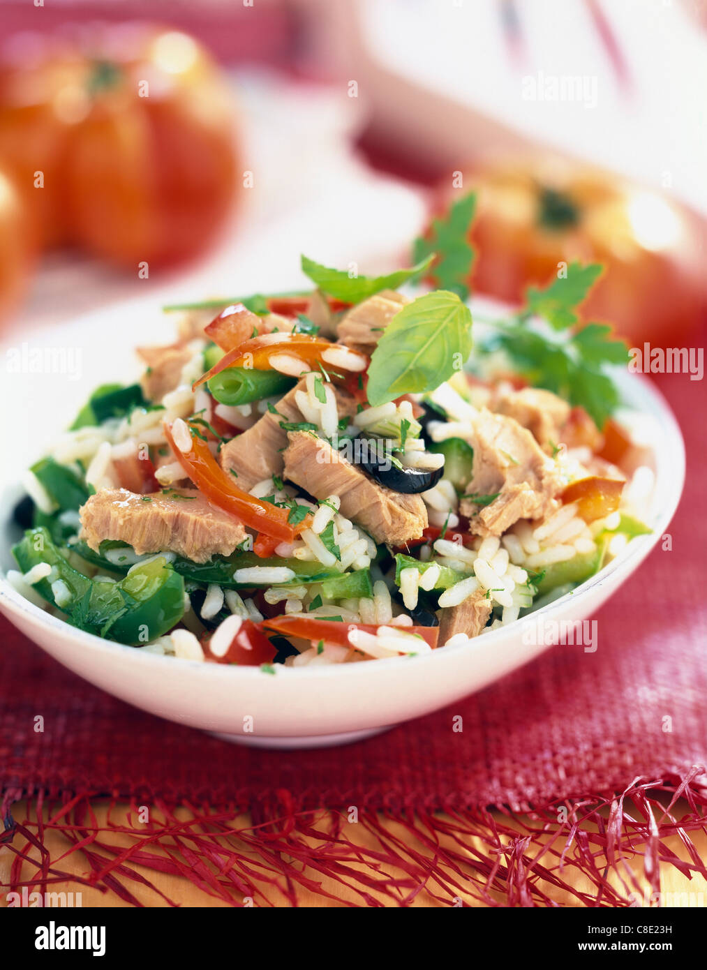 Salade niçoise Stockfoto