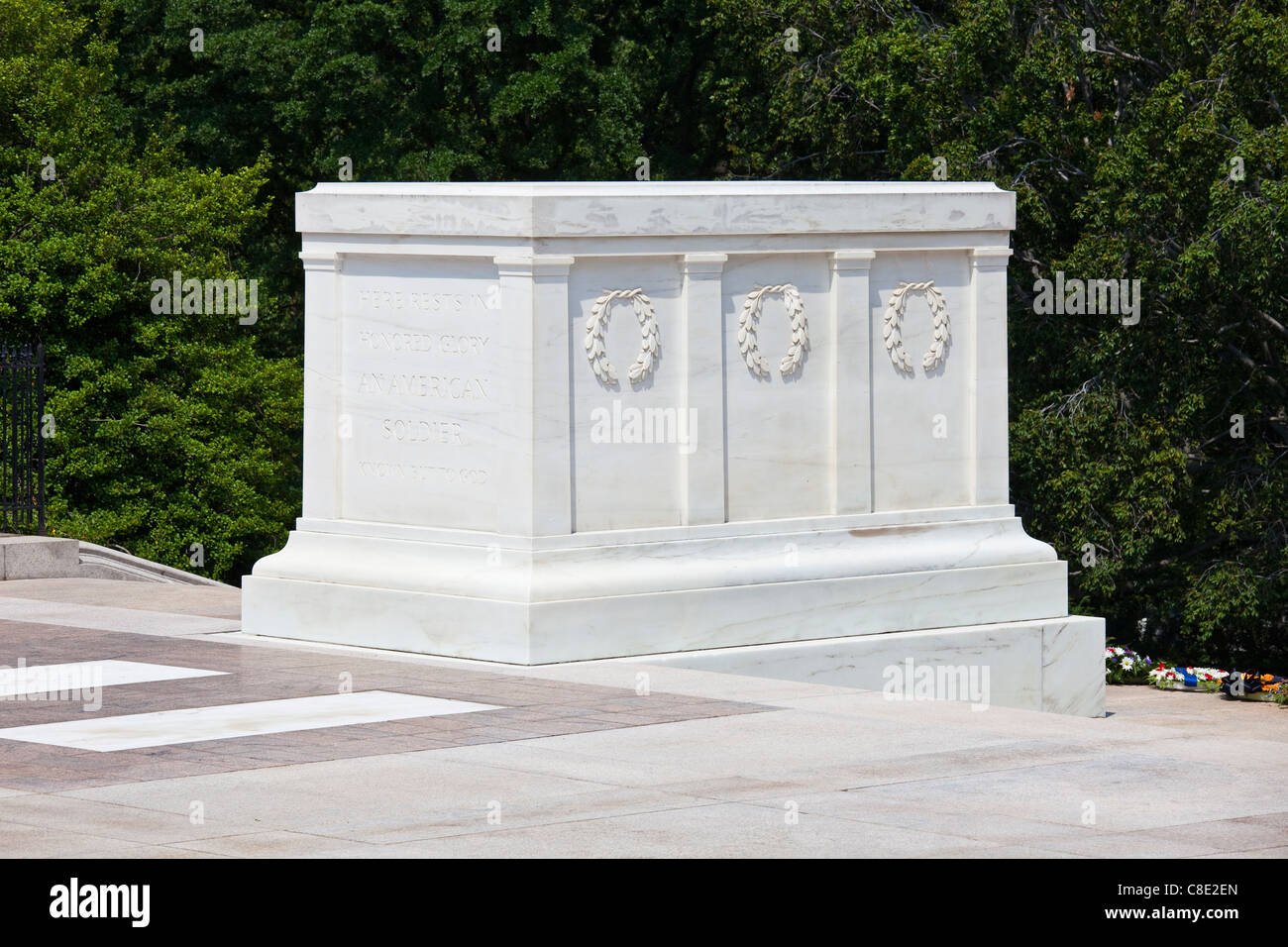 Grab des unbekannten Soldaten, Friedhof von Arlington, Arlington, Virginia Stockfoto