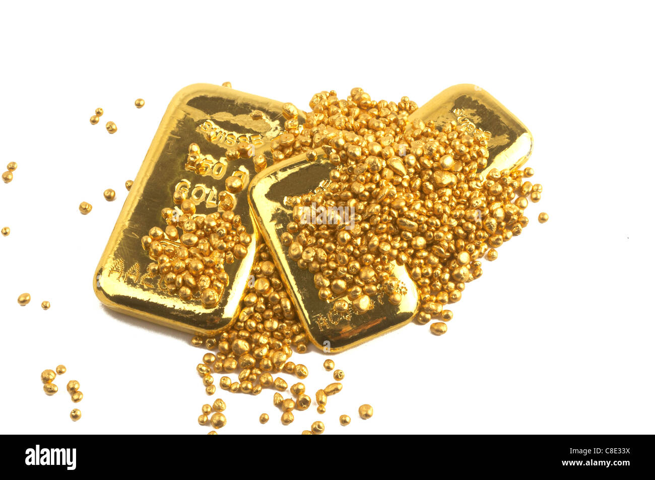 Bank banking Bars Buillon Geschäft Pflege Währung Wirtschaft Börse Finanzen finanzielle Vermögen gold Goldbarren golden Gier schwere iso Stockfoto