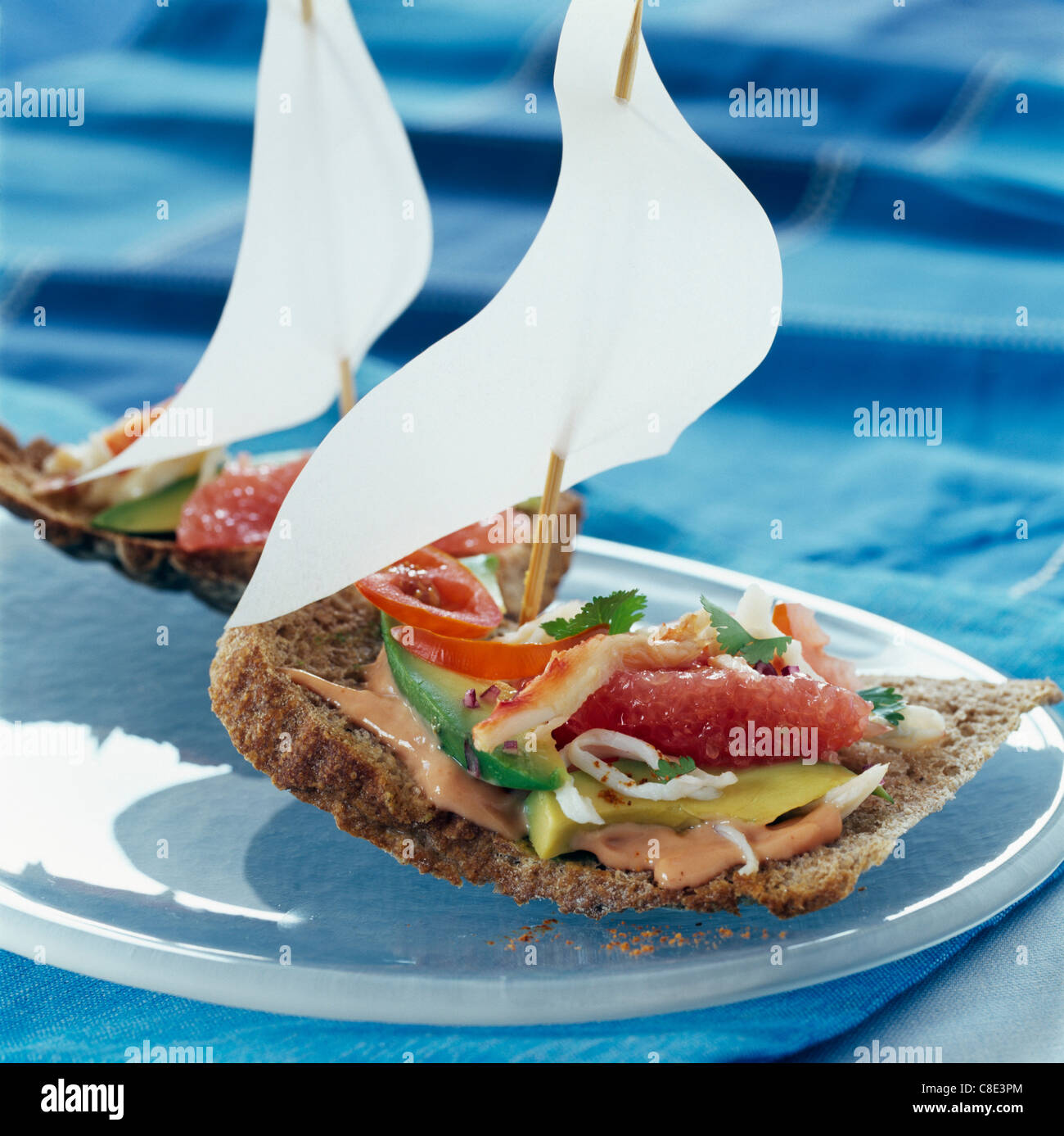 Offenes krabbensandwich -Fotos und -Bildmaterial in hoher Auflösung – Alamy