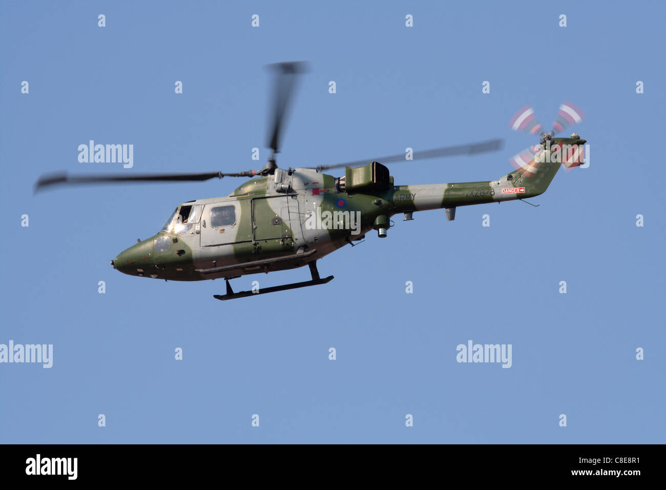 Britische Armee Westland Lynx Stockfoto