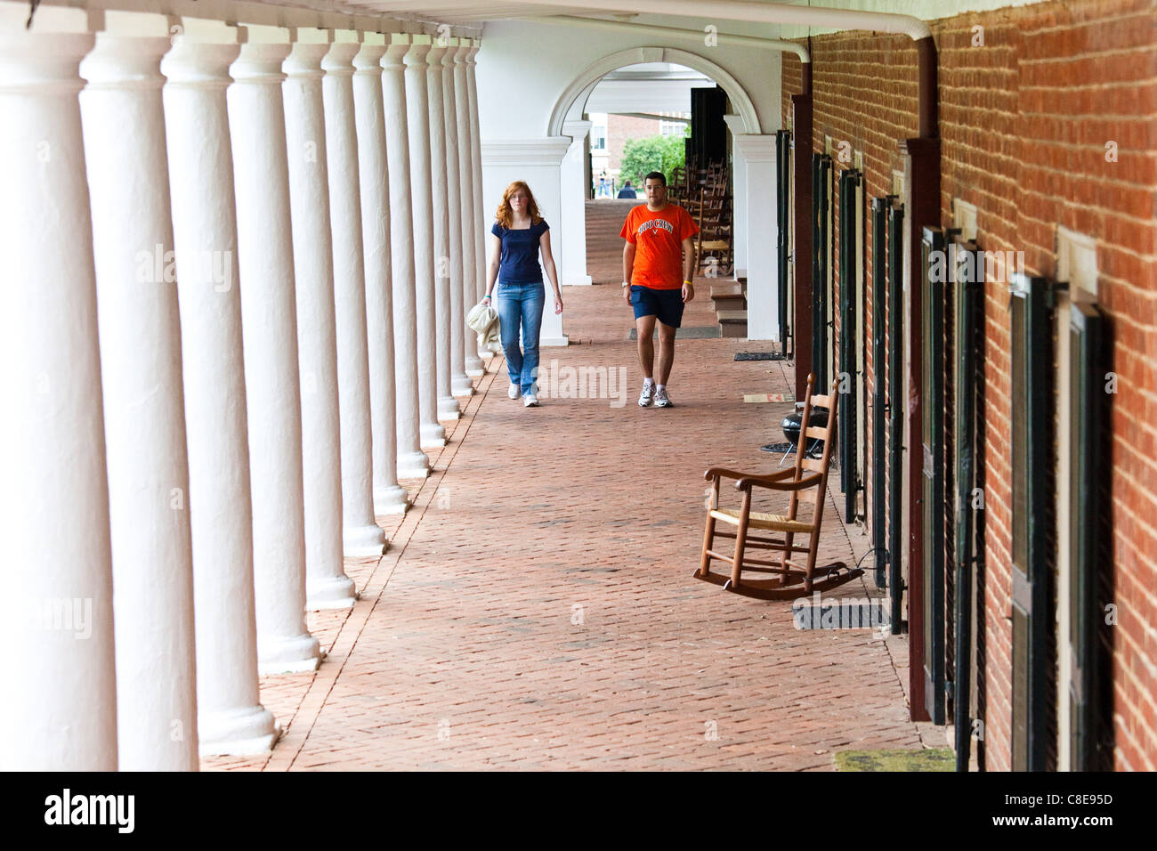 Universität von Virginia in Charlottesville, VA Stockfoto