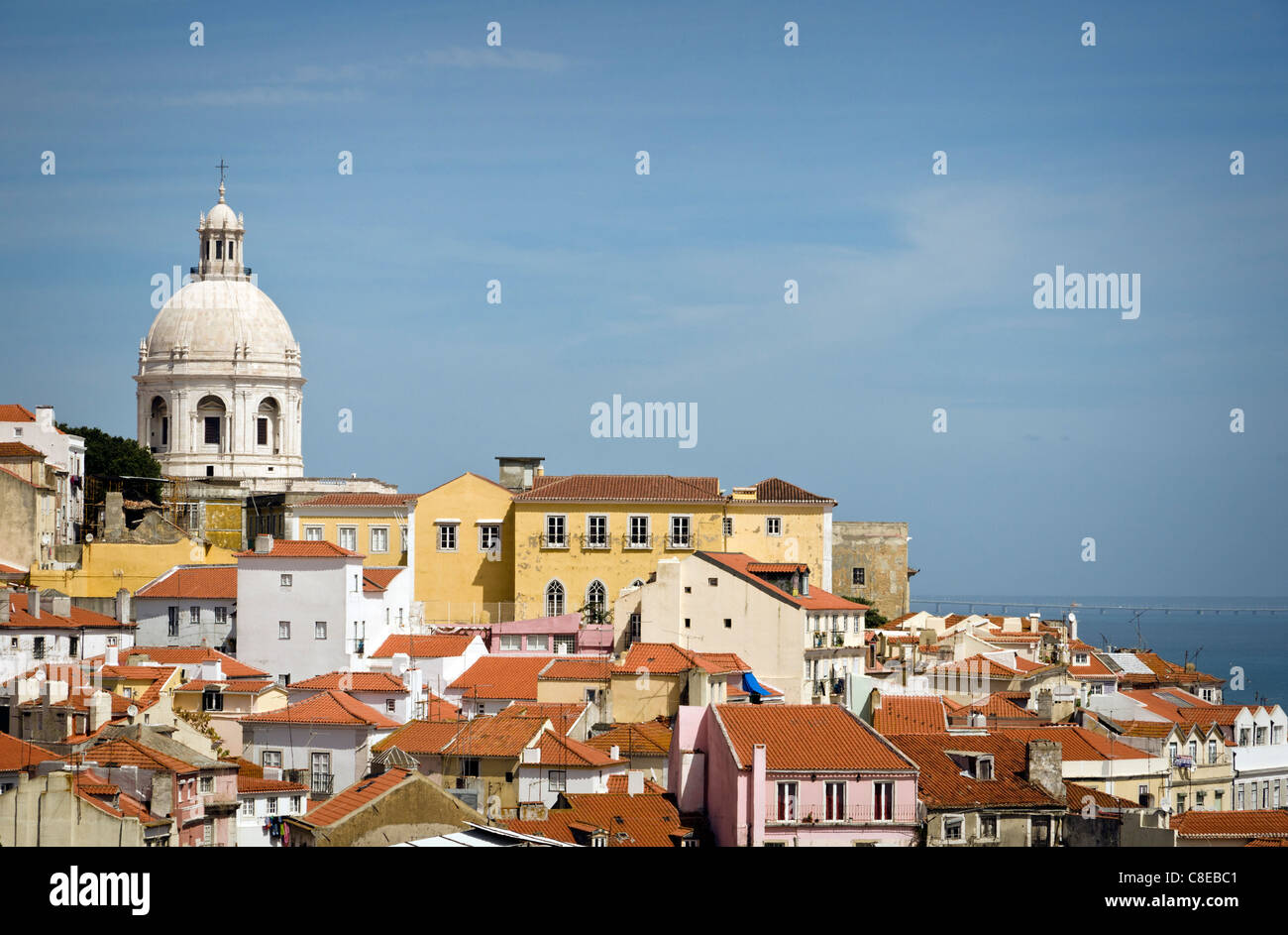 Alfama Viertel von Lissabon Portugal Stockfoto