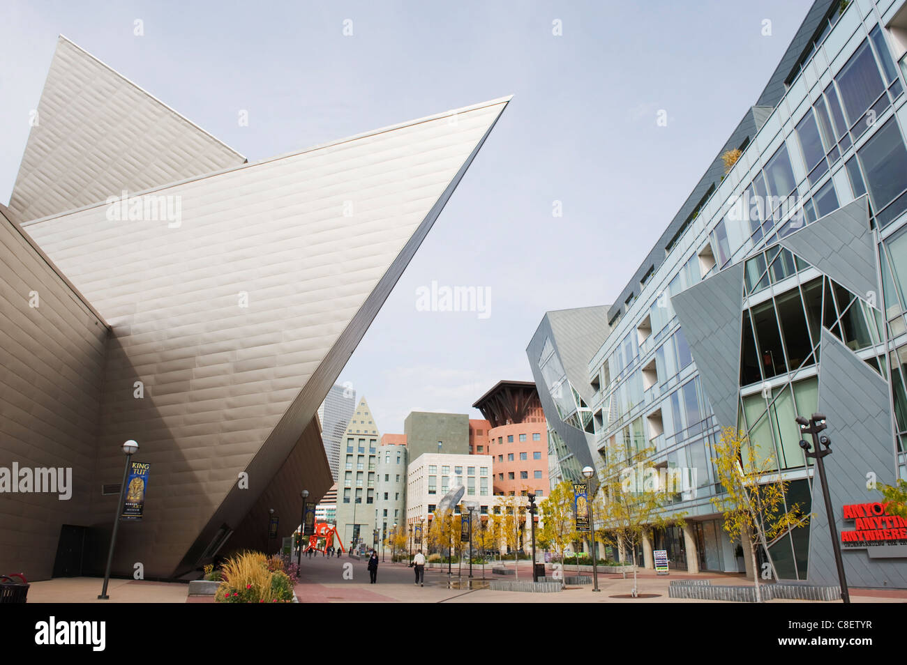 Downtown Denver Art Museum, Denver, Colorado, Vereinigte Staaten von Amerika Stockfoto