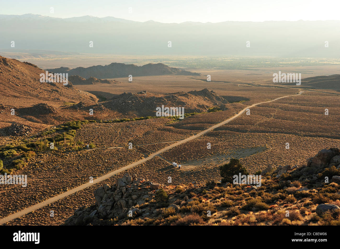 Ansicht, Sierra Nevada Berge, in der Nähe von Mammoth Lakes, Kalifornien, USA, Amerika, Landschaft Stockfoto