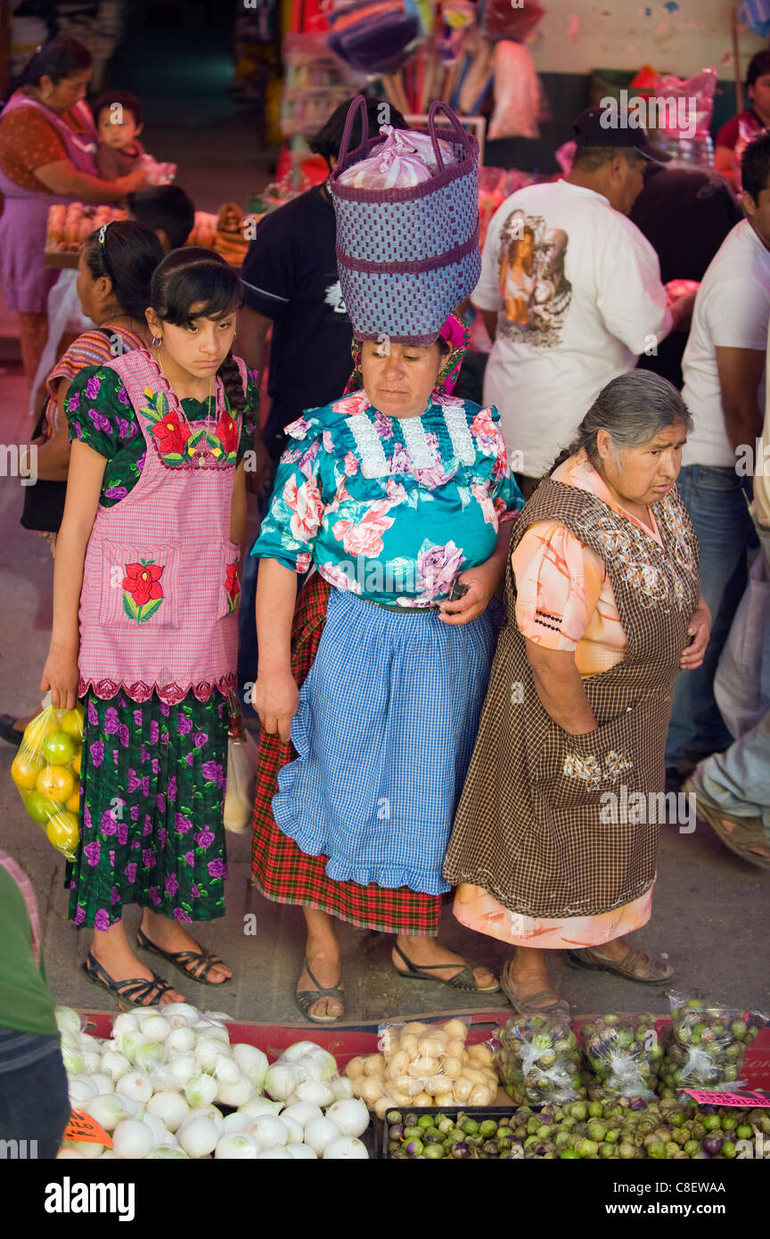 Tlacolula Sonntagsmarkt, Bundesstaat Oaxaca, Mexiko Stockfoto