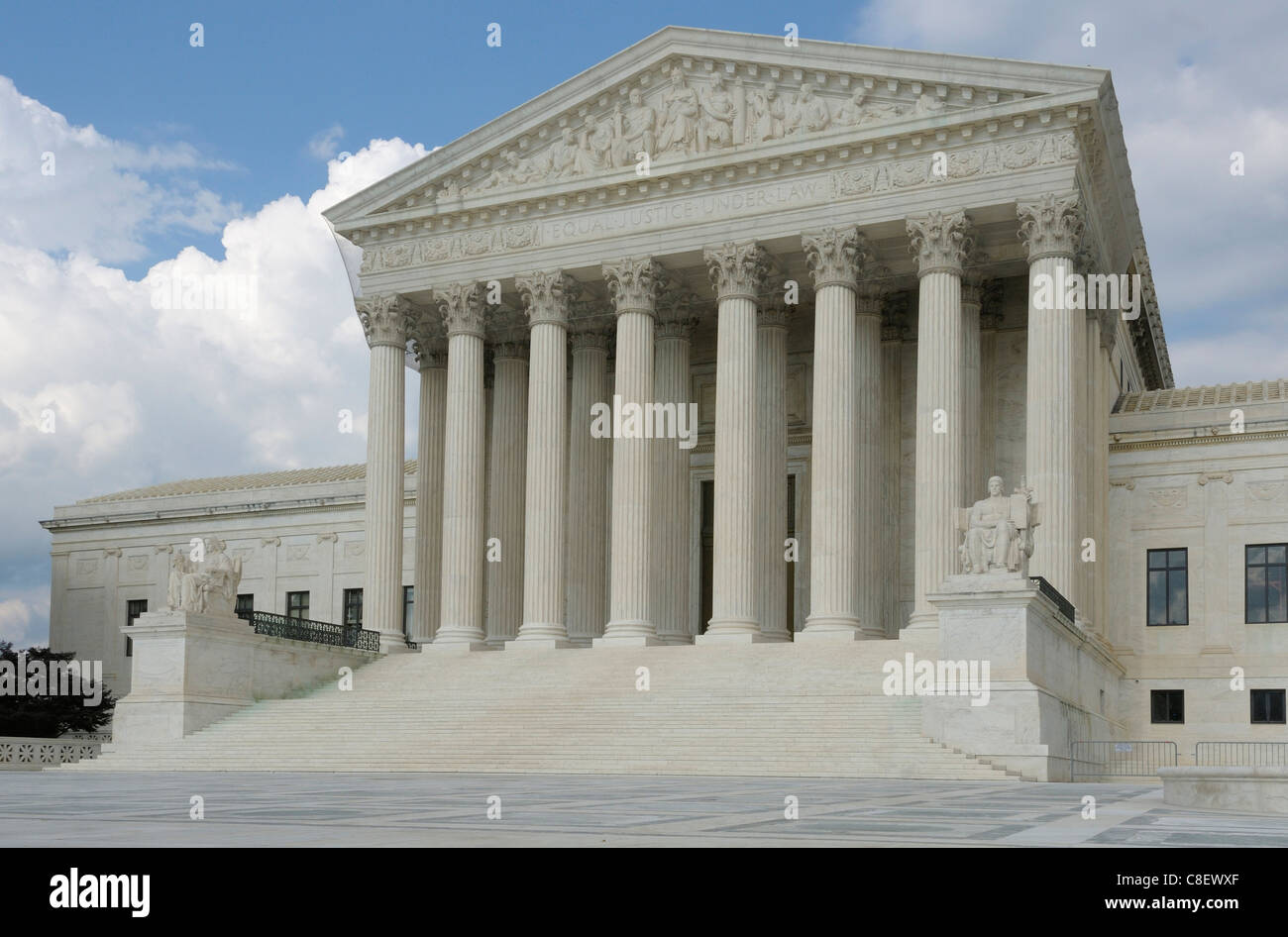 Supreme Court, Building, Washington D.C., District Of Columbia, USA, USA, Amerika, Spalten Stockfoto