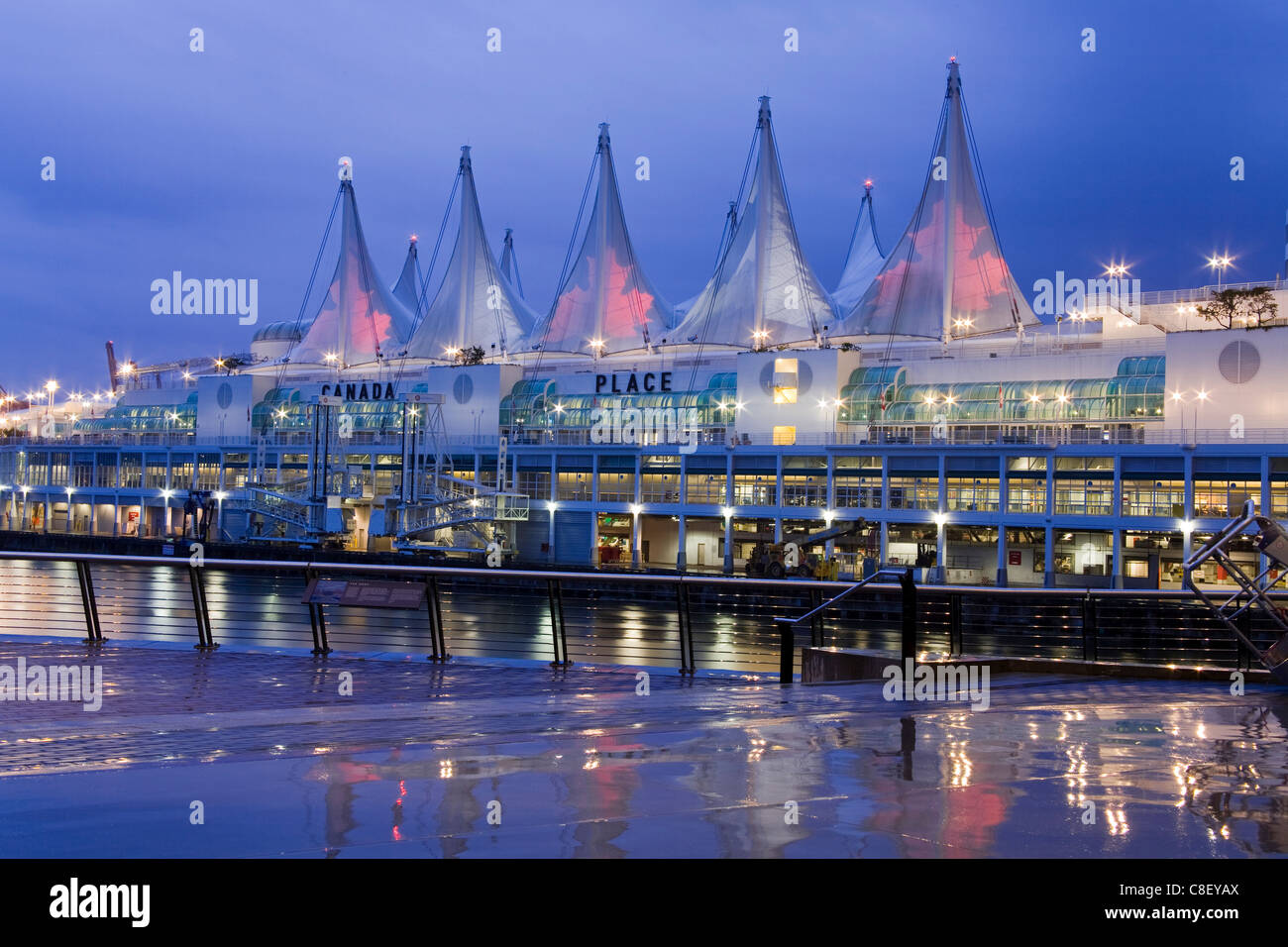 Canada Place, Vancouver, Britisch-Kolumbien, Kanada Stockfoto