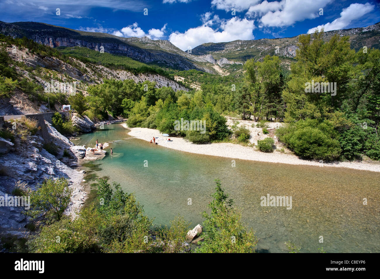 Fluss Verdon, Gorge Du Verdon, Provence, Frankreich Stockfoto