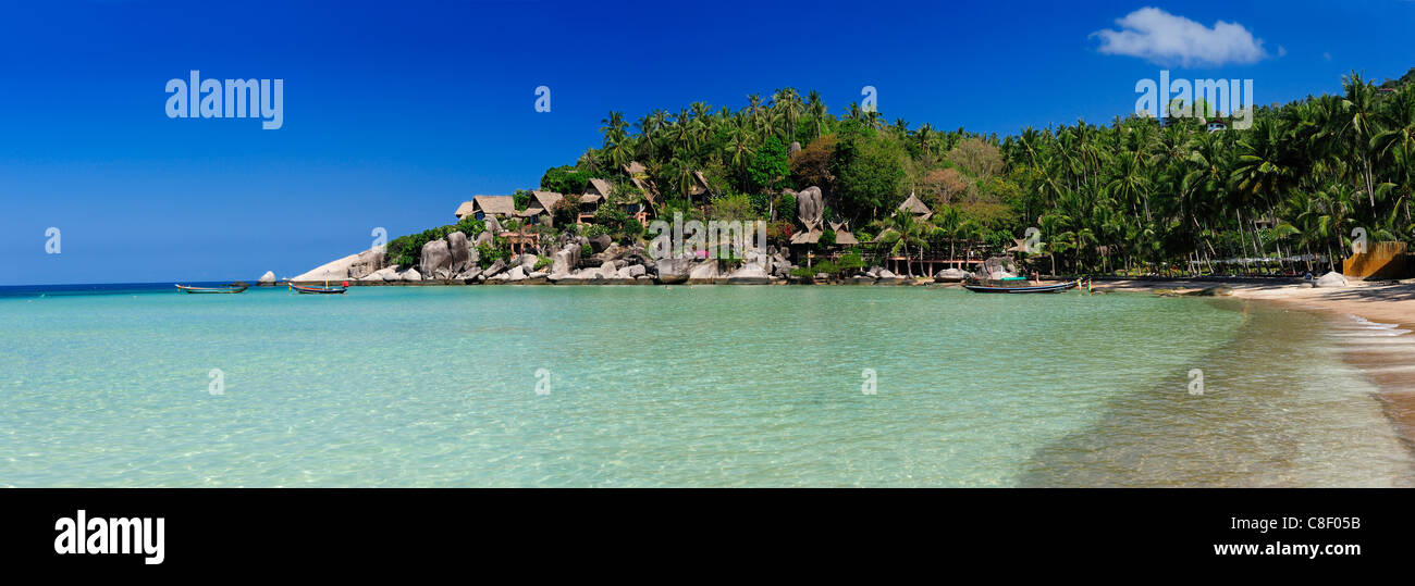 Koh Tao Cabana Hotel Sai Ree, Beach, Koh Tao, Thailand, Asien, Stockfoto