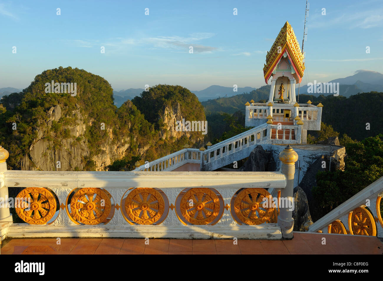 Schrein, Hill, Wat Tham Sua, Krabi, Thailand, Asien, Tempel, Religion Stockfoto