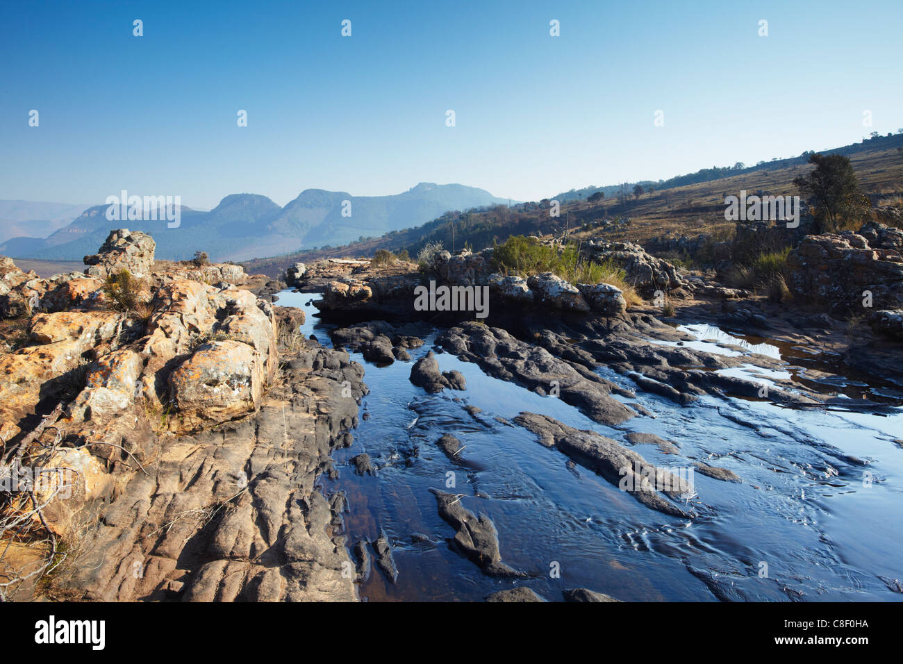 Lisbon Falls, Drakensberg Randstufe, Mpumalanga, Südafrika Stockfoto