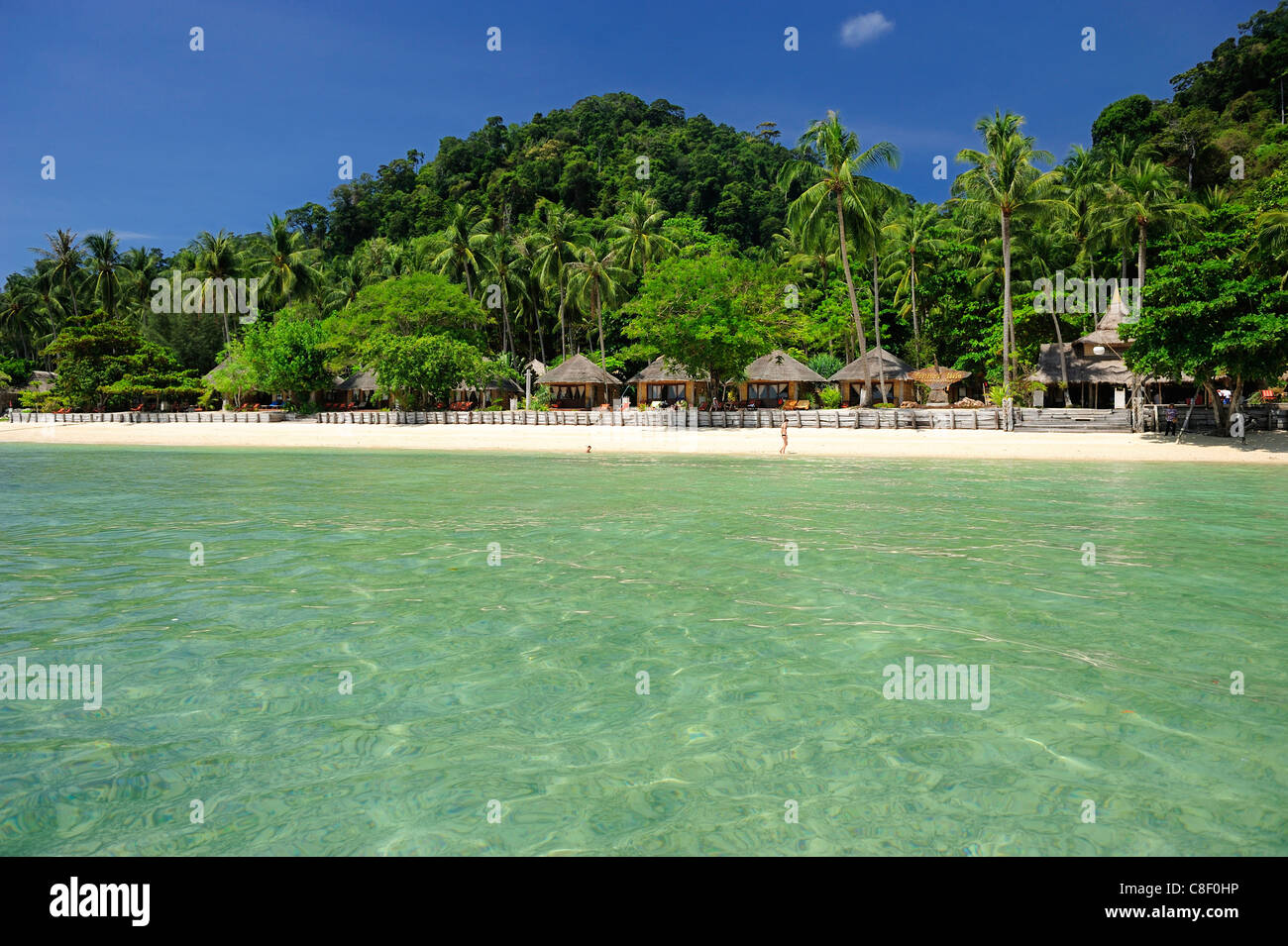 Thapwarin Beach Resort, Koh Hai, Koh Ngai, Thailand, Asien, Küste, Meer, Tourismus Stockfoto